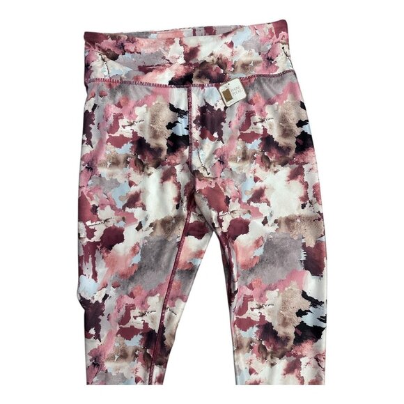 Activ8  High Waisted Tie Dye Leggings Polyester Spandex Blend Pink Size Women S - Picture 13 of 16